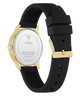GUESS Ladies Black Gold Tone Analog Watch caseback