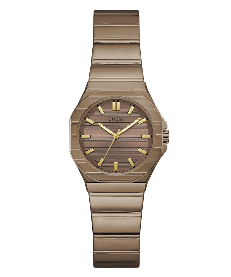 GUESS Ladies Coffee Analog Watch