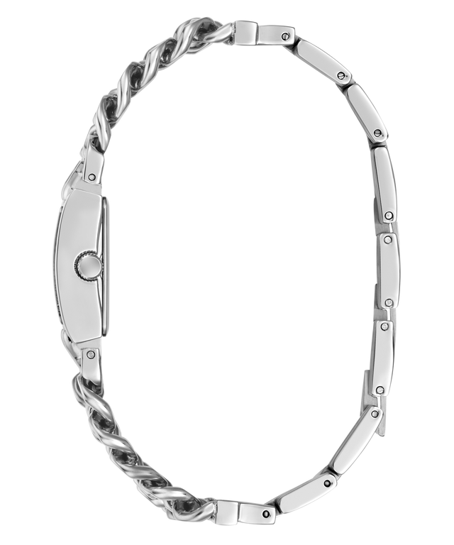 GUESS Ladies Micro Mod Silver Tone Analog Watch side