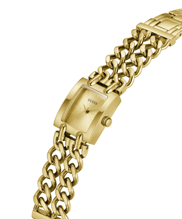 GUESS Ladies Micro Mod Gold Tone Analog Watch lifestyle