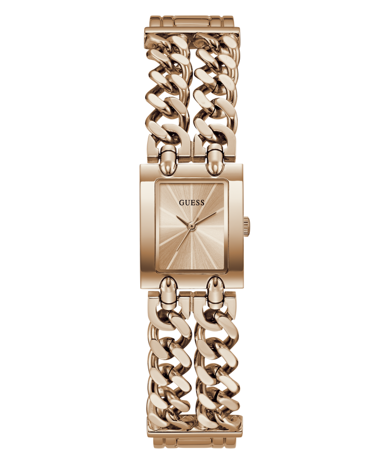 GUESS Ladies Micro Mod Rose Gold Tone Analog Watch