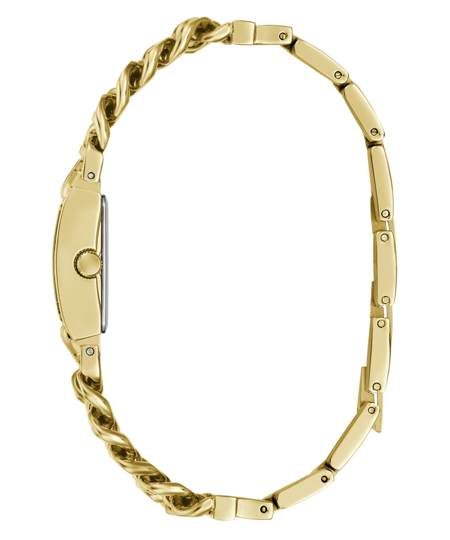 GUESS Ladies Micro Mod Gold Tone Analog Watch side