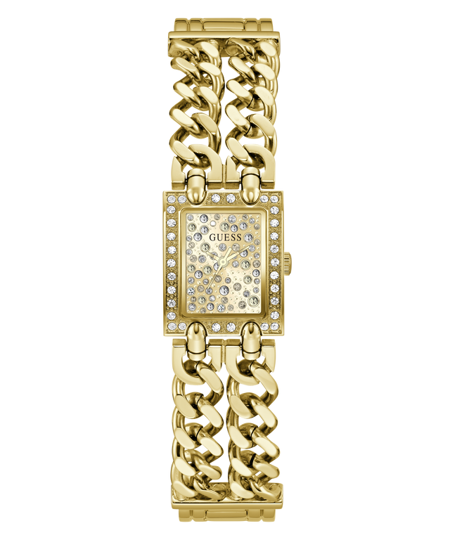 GUESS Ladies Micro Mod Gold Tone Analog Watch