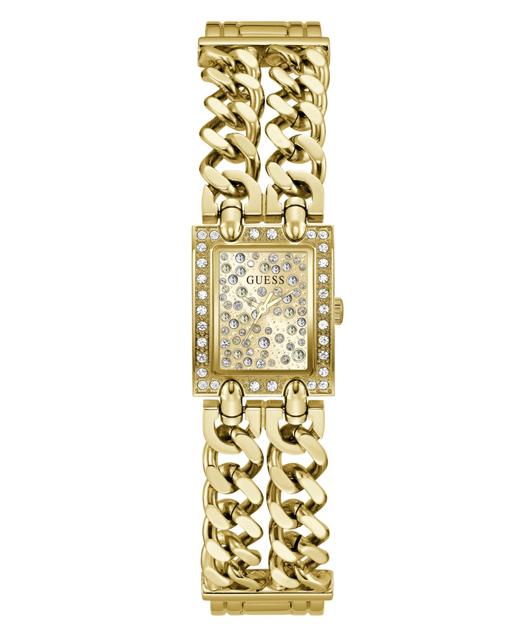 GUESS Ladies Micro Mod Gold Tone Analog Watch