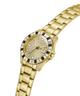 GUESS Ladies Gold Tone Date Watch lifestyle