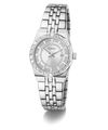 GUESS Ladies Silver Tone Date Watch angle