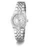 GUESS Ladies Silver Tone Date Watch angle