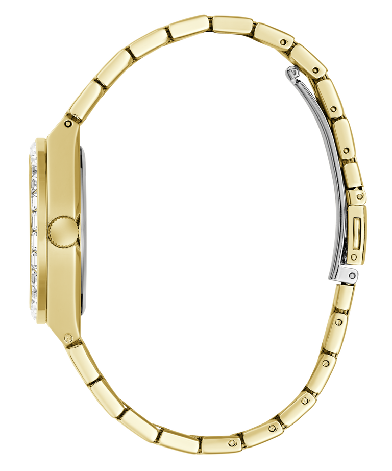 GUESS Ladies Gold Tone Date Watch side