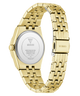 GUESS Ladies Gold Tone Date Watch caseback