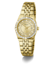 GUESS Ladies Gold Tone Date Watch angle