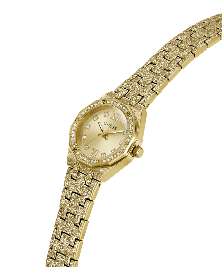 GUESS Ladies Pixie Gold Tone Analog Watch lifestyle