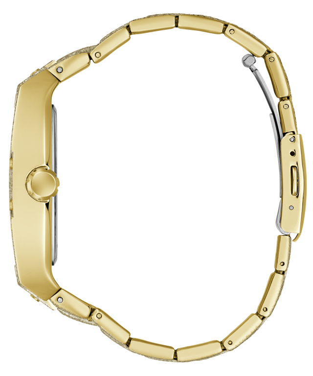 GUESS Mens Venix Gold Tone Multi-function Watch