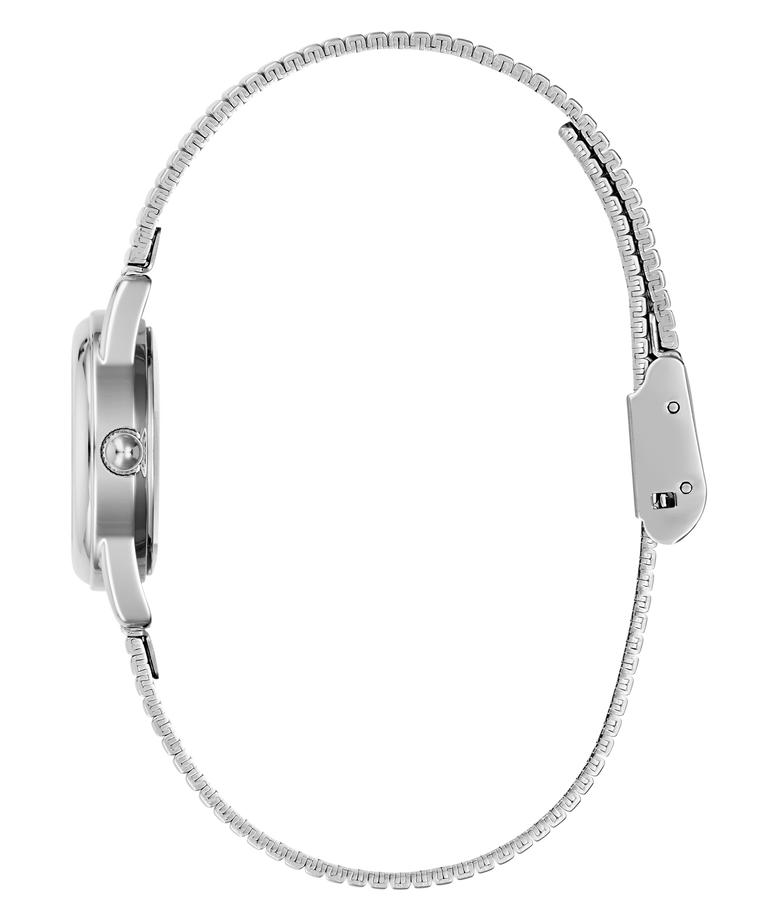 GUESS Archive Chris 95 Silver Tone Analog Watch side view