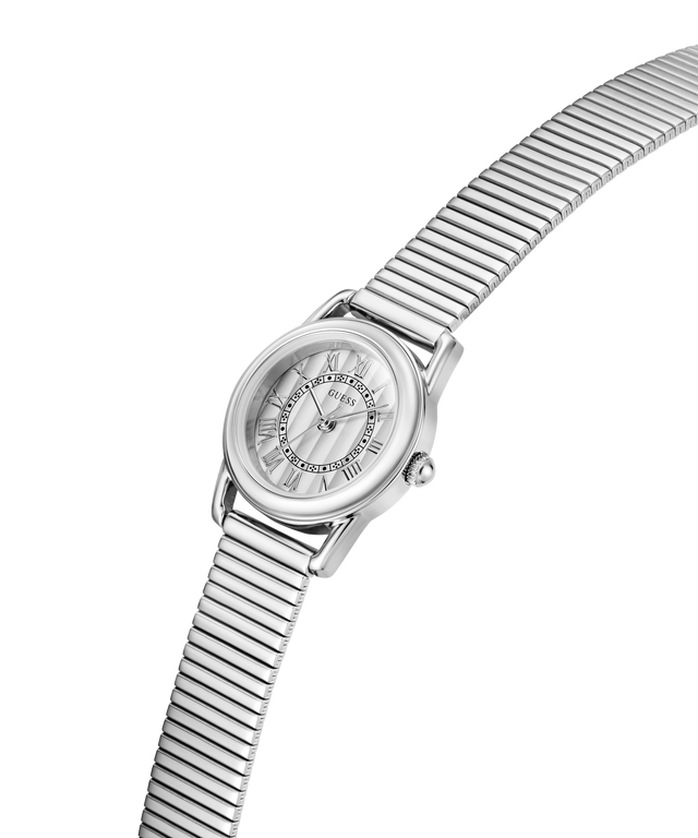 GUESS Archive Chris 95 Silver Tone Analog Watch lifestyle
