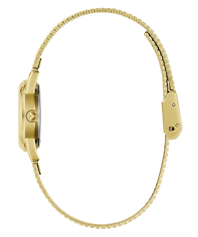 GUESS Archive Chris 95 Gold Tone Analog Watch side view