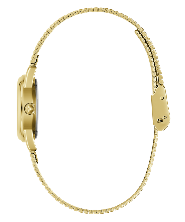 GUESS Archive Chris 95 Gold Tone Analog Watch side view