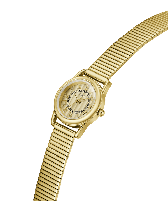GUESS Archive Chris 95 Gold Tone Analog Watch lifestyle