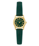 GUESS Archive Chris 95 Green Gold Tone Analog Watch