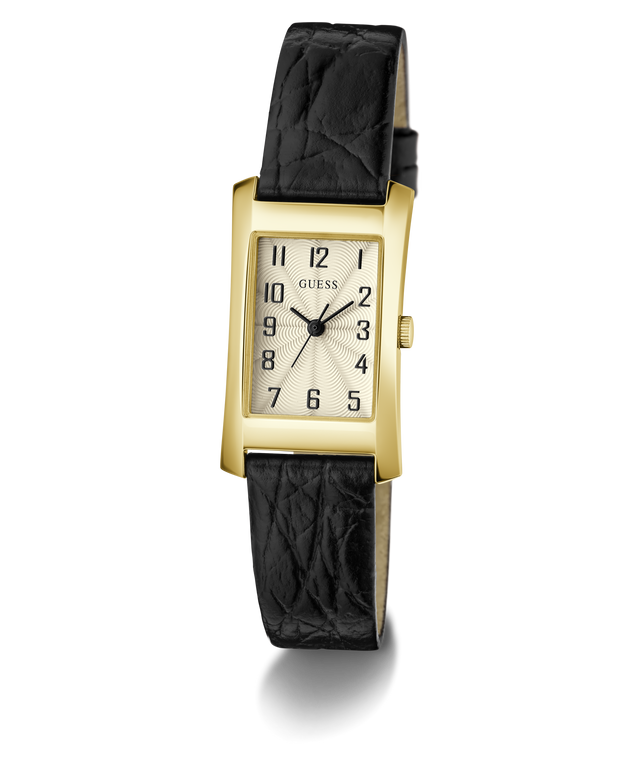 GUESS Archive Alex 90 Black Gold Tone Analog Watch