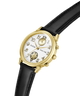 GUESS Archive Danny 90 Black Gold Tone Dual Time Watch lifestyle