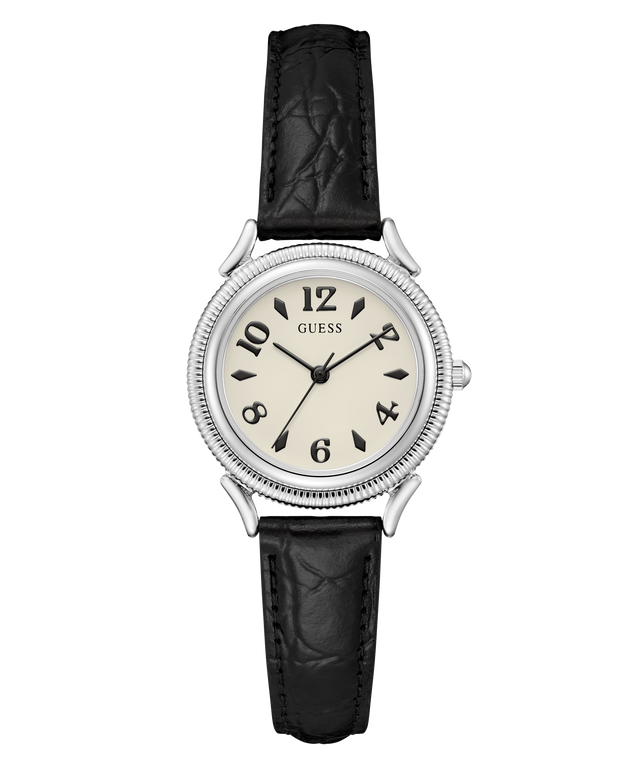GUESS Archive Bobby 92 Black Silver Tone Analog Watch
