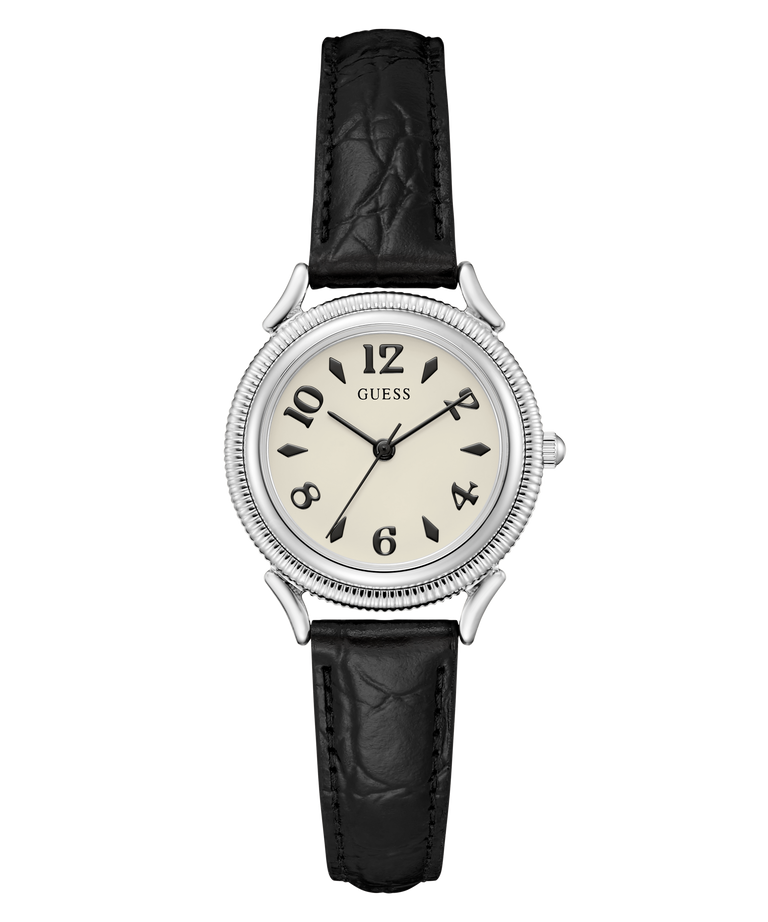 GUESS Archive Bobby 92 Black Silver Tone Analog Watch