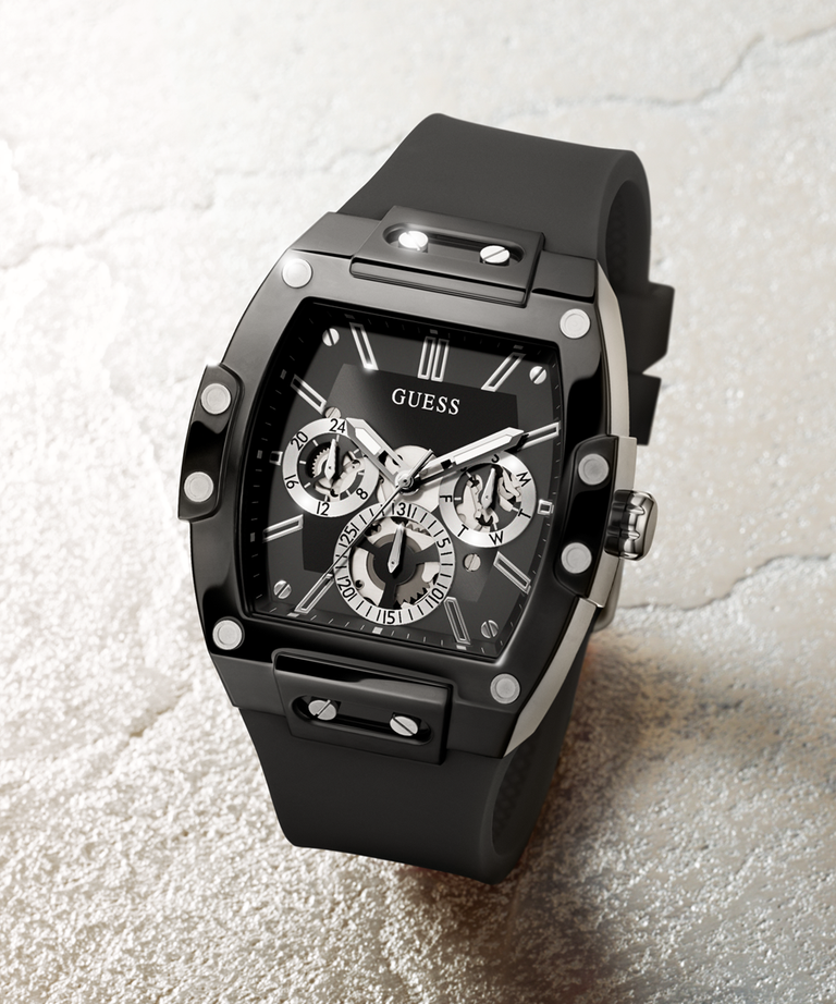 GUESS Mens Black Multi-function GUESS | US GW0203G3 Watch - Watches
