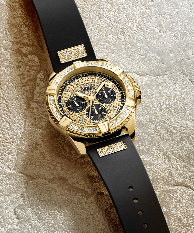 Guess black 2025 multifunction watch