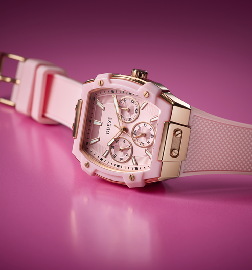 Sparkling Pink For Breast Health Awareness | GUESS Watches US display picture 3