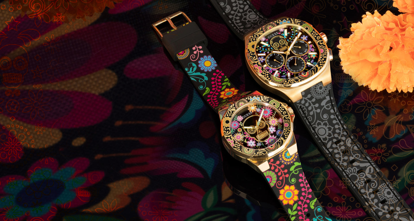 mens and womens day of the dead watches