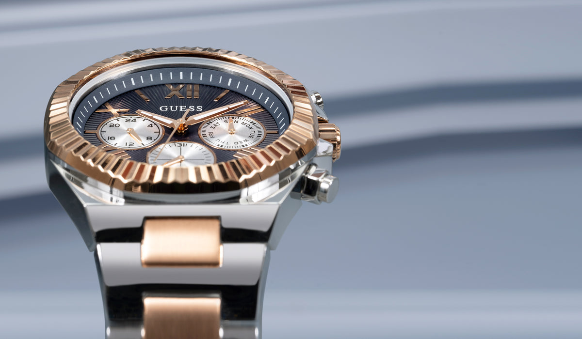 GUESS Equity Mens 2-Tone Multi-function Watch - GW0703G4 | GUESS Watches US