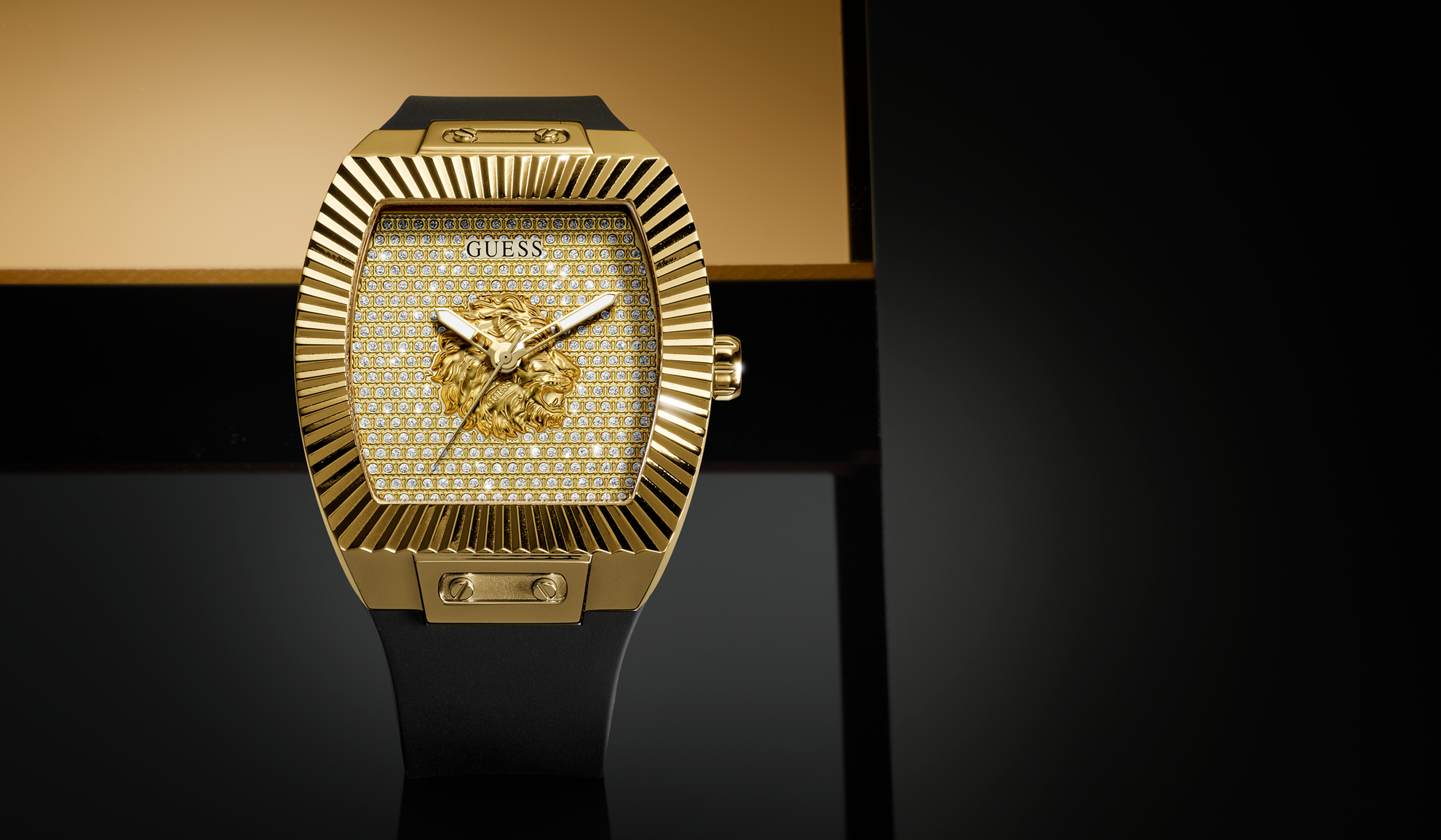 GW1066G2 mens watch on black and gold