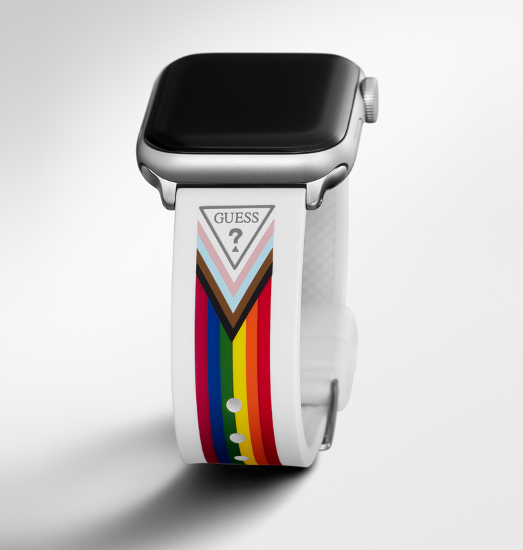 GUESS Ladies smartwatch Band Compatible with Apple Watch (38MM-40MM)並行輸入 GUESS Ladies smartwatch band compatible with Apple watch (38MM-40MM), Blue  : : Everything Else