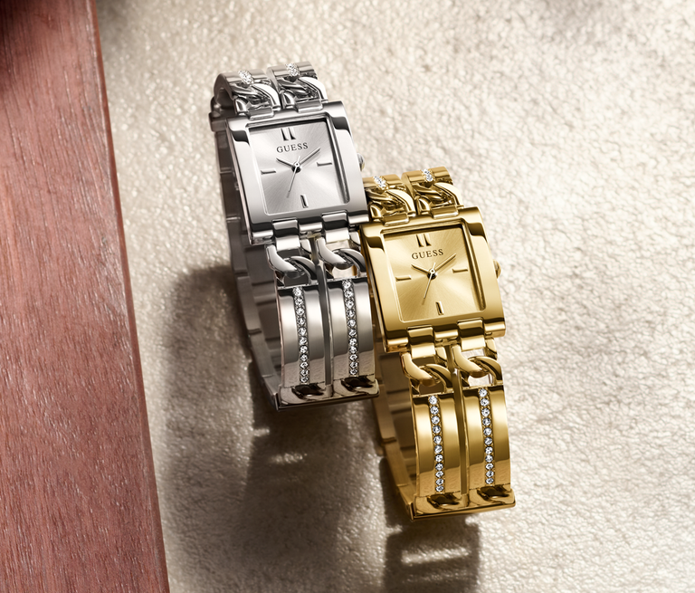 silver and gold womens watches