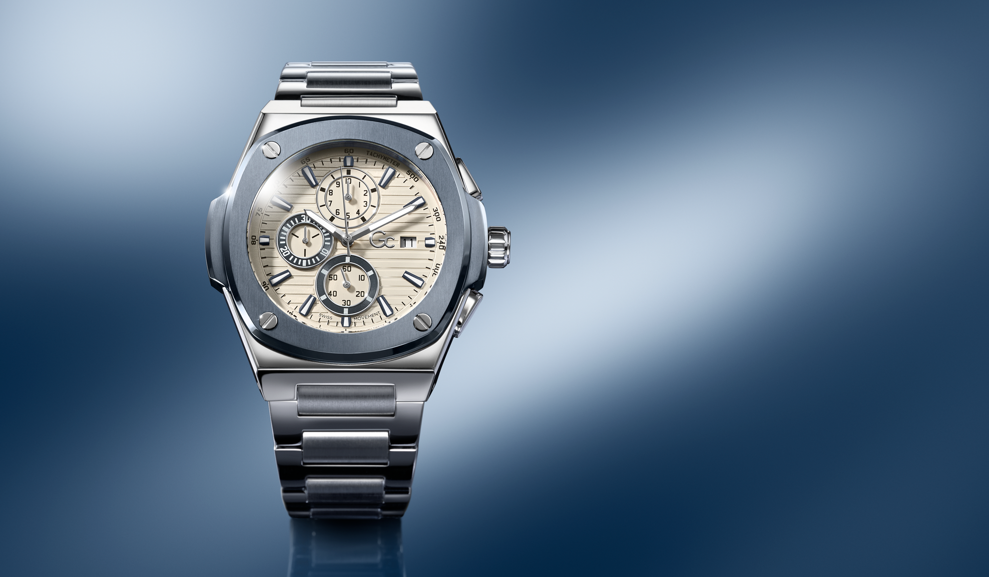 Gc Coussin Shape Chrono Metal - Y99023G1 | GUESS Watches US