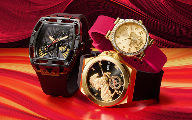 GUESS Mens Black Gold Tone Multi-function Watch - GW0537G2 | GUESS GUESS Mens Black Gold Tone Multi-function Watch - GW0537G2 | GUESS