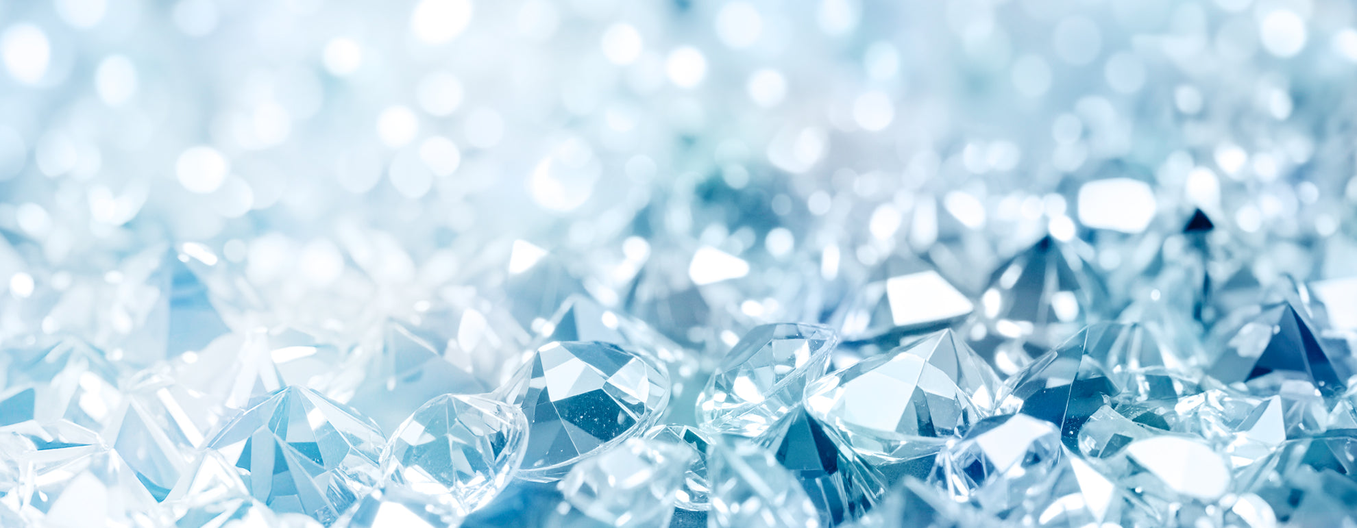 Close-up of ice crystals with a soft focus background