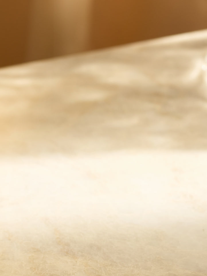 Close-up of a textured beige surface