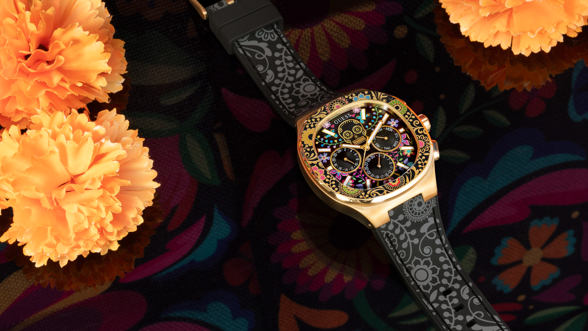 Mens day of the dead watch gw0784g1