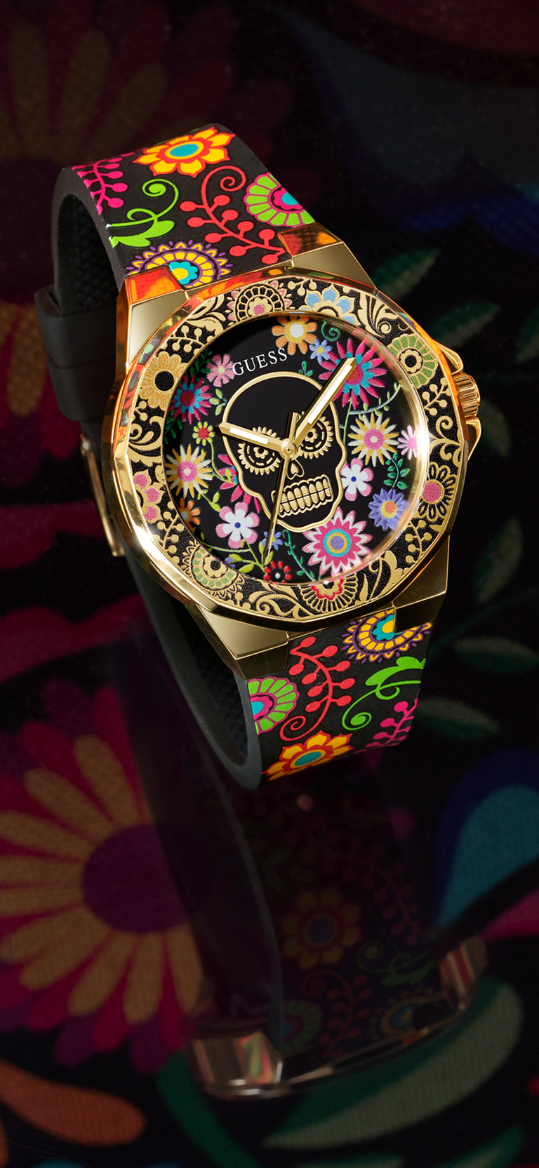 Ladies day of the dead GUESS watch gw0754l1