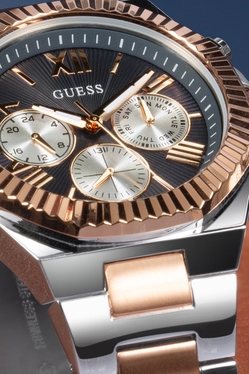 GUESS Equity Mens Gold Tone Multi-function Watch - GW0703G2 | GUESS ...