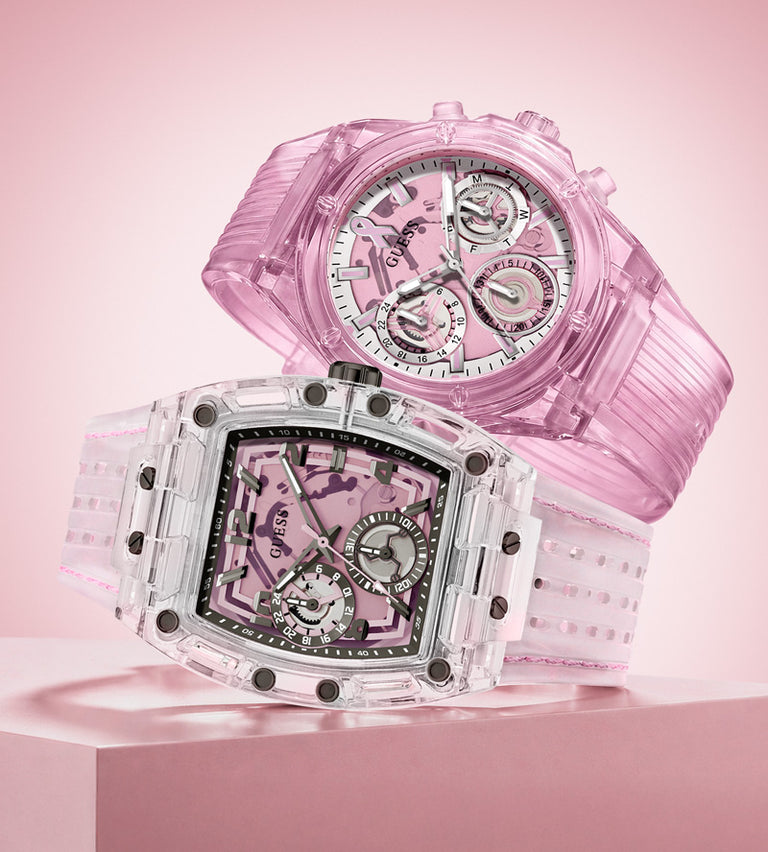 breast cancer pink watches
