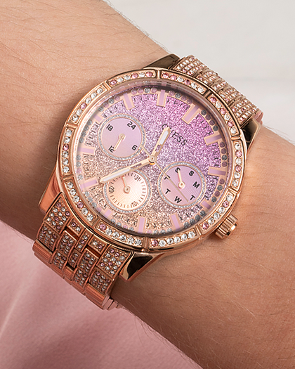 GUESS Ladies Silver Tone Multi-function Watch - GW0696L1 | GUESS GUESS Ladies Silver Tone Multi-function Watch - GW0696L1 | GUESS