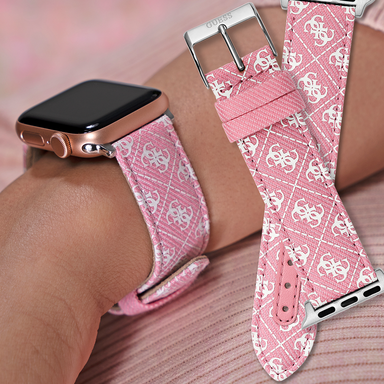 apple band breast cancer on wrist