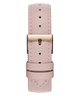 GUESS Ladies Pink Rose Gold Tone Analog Watch