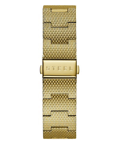 GUESS Mens Gold Tone Analog Watch back view