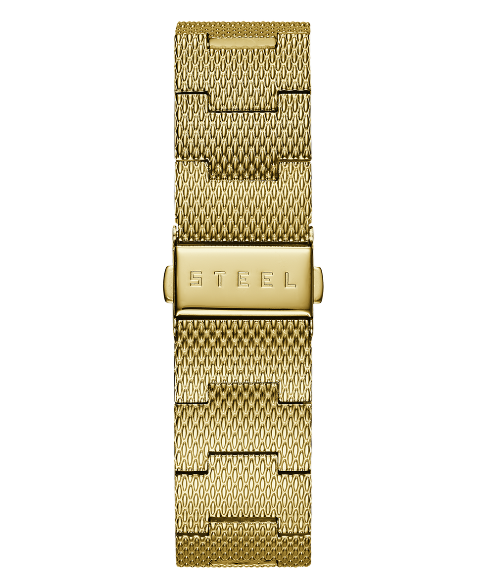 GUESS Mens Gold Tone Analog Watch back view