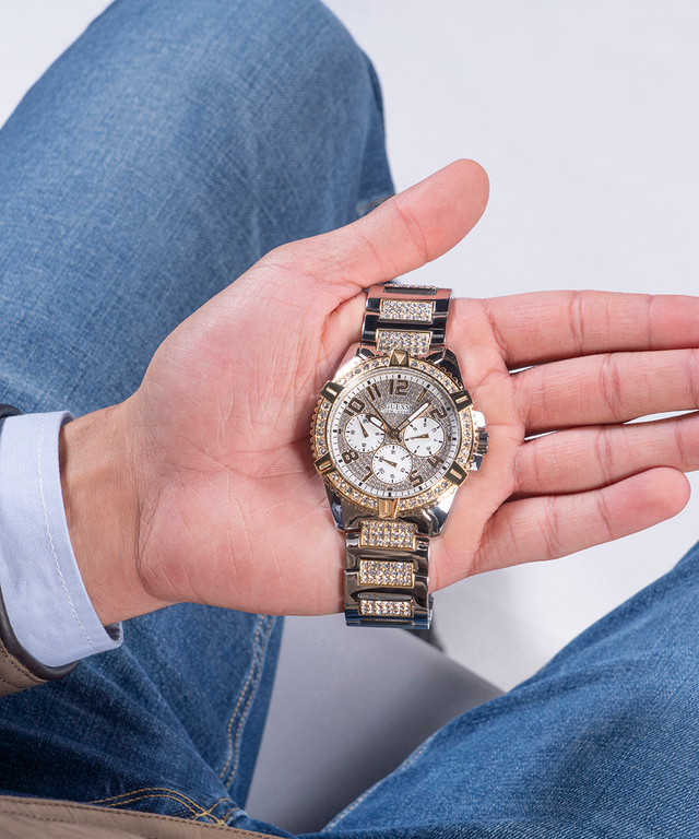 Guess Reloj Analógico para Unisex Adulto de Cuarzo con Correa en Cuero Guess Reloj Analógico para Unisex Adulto de Cuarzo con Correa en Cuero