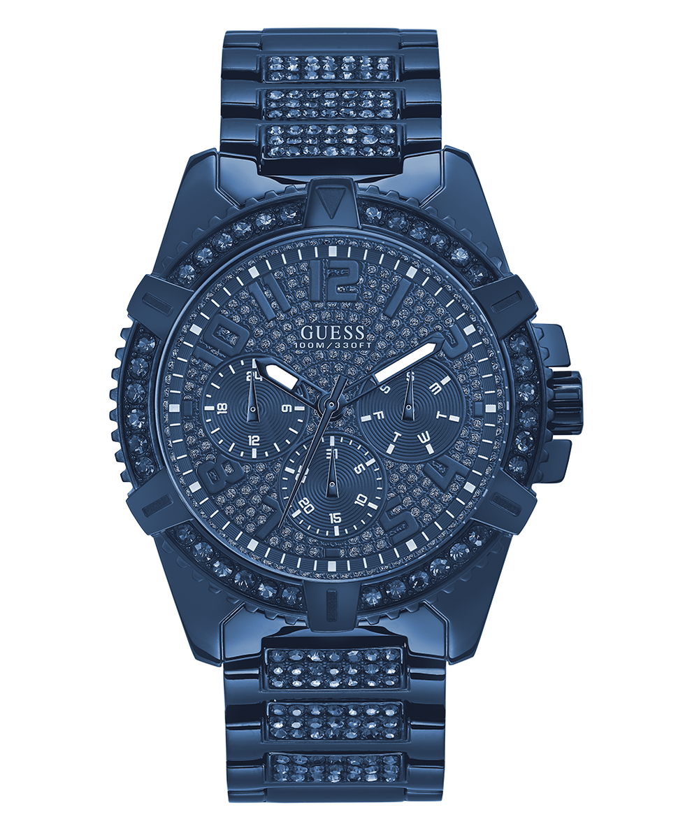Guess Hombre Reloj Guess Dama Cuadrado Reloj Multifunción Azul