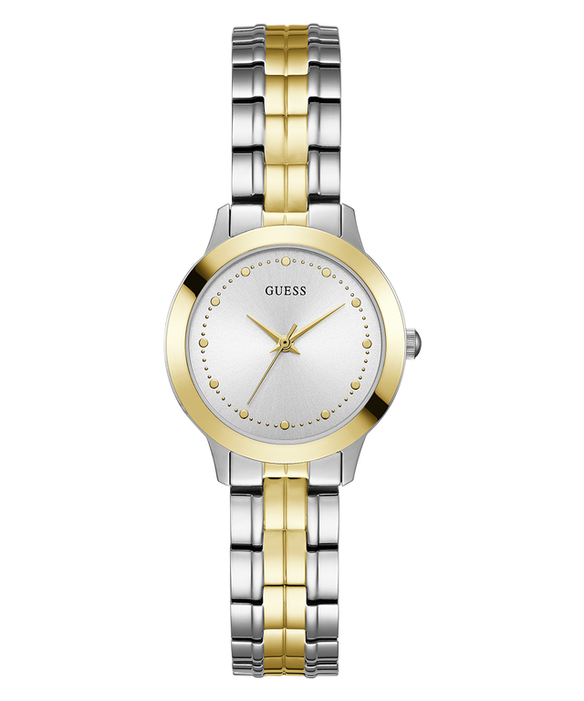 GUESS Ladies 30 Two Tone Analog Dress Watch